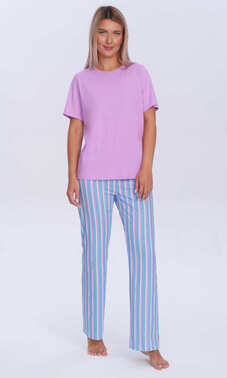 104818 Piżama damska kr.ręk. dł.sp.Piżama damska kr.ręk. dł.sp.