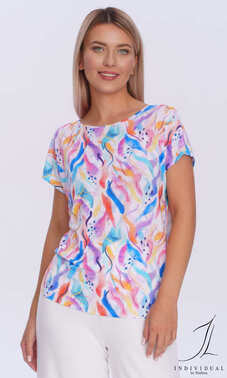 1N3137 Bluzka damska kr.ręk.Bluzka damska kr.ręk.