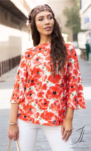 1N306 Bluzka damska 3/4 ręk.Bluzka damska 3/4 ręk.