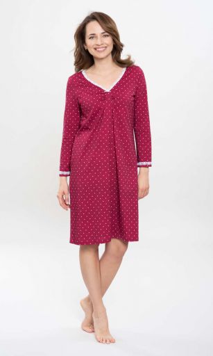 104640 Koszula nocna damska 7/8 ręk.Koszula nocna damska 7/8 ręk.