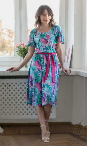 1N522 Sukienka damska kr.ręk.Sukienka damska kr.ręk.