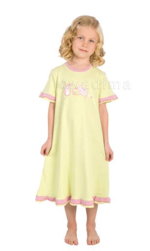 40427 Koszula nocna dziew.kr.ręk.Koszula nocna dziew.kr.ręk.