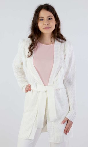 10658 Sweter damski wiązanySweter damski wiązany