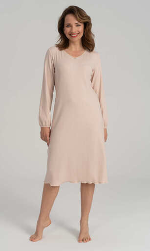 104742 Koszula nocna damska dł.ręk.Koszula nocna damska dł.ręk.