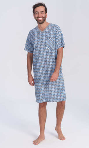 204213 Koszula nocna męska kr.ręk.Koszula nocna męska kr.ręk.