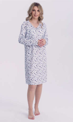 104786 Koszula nocna damska dł.ręk.Koszula nocna damska dł.ręk.