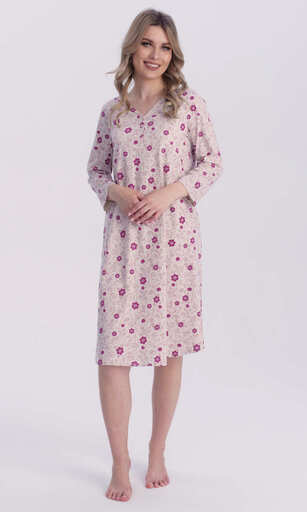 104794 Koszula nocna damska 3/4 ręk.Koszula nocna damska 3/4 ręk.