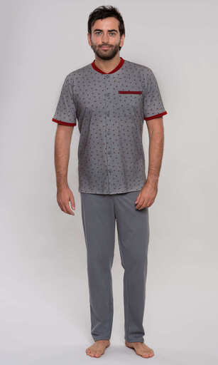 204122 Piżama męska kr.ręk dł.sp.Piżama męska kr.ręk dł.sp.