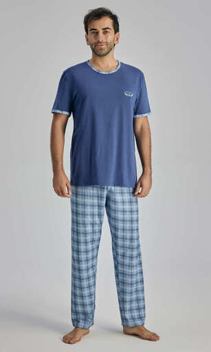 204164 Piżama męska kr.ręk dł.sp.Piżama męska kr.ręk dł.sp.