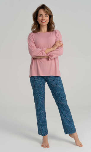 104728 Piżama damska 3/4 ręk.Piżama damska 3/4 ręk.