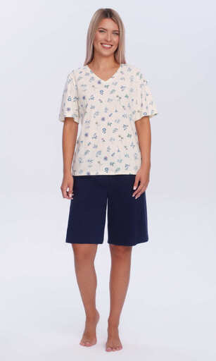 104805 Piżama damska kr.ręk.Piżama damska kr.ręk.