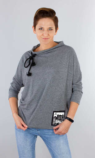 103809 Bluza damska 7/8 rękawBluza damska 7/8 rękaw