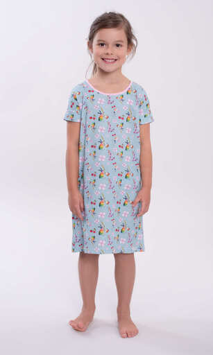 404167 Koszula nocna dziew.kr.ręk.Koszula nocna dziew.kr.ręk.