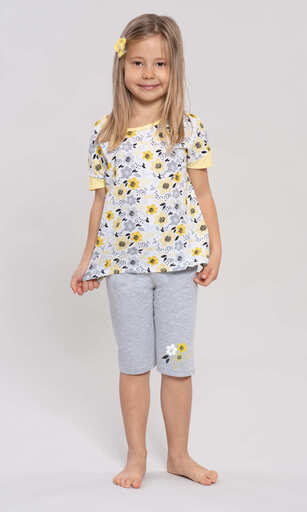 404172 Piżama dziew.kr.ręk.sp.3/4Piżama dziew.kr.ręk.sp.3/4