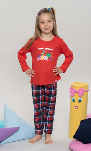 404175 Piżama dziewczęca dł.ręk.Piżama dziewczęca dł.ręk.