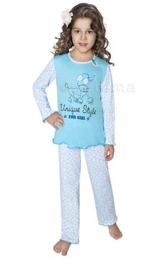 40457 Piżama dziewczęca dł.ręk.Piżama dziewczęca dł.ręk.