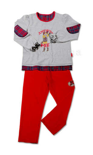 40461-HFL0200 Piżama dziewczęca dł.ręk.Piżama dziewczęca dł.ręk.