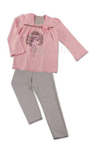 40462-HFL0203 Piżama dziewczęca dł.ręk.Piżama dziewczęca dł.ręk.