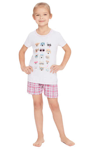 404132 Piżama dziewczęca kr.ręk.Piżama dziewczęca kr.ręk.