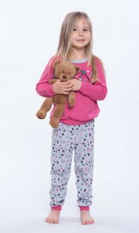 404169 Piżama dziewczęca dł.ręk.Piżama dziewczęca dł.ręk.