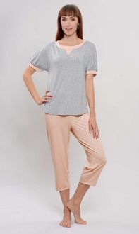 104602 Piżama damska kr.ręk. sp.3/4Piżama damska kr.ręk. sp.3/4