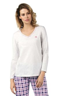 104417 Bluza piżamowa damska 7/8 ręk.Bluza piżamowa damska 7/8 ręk.