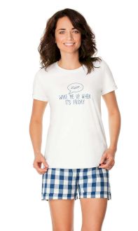 104438 Piżama damska kr.ręk.Piżama damska kr.ręk.