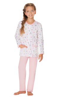 404136 Piżama dziewczęca dł.ręk.Piżama dziewczęca dł.ręk.