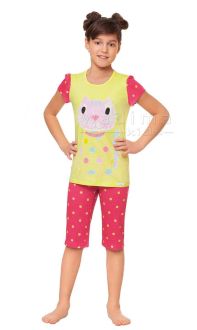 404108 Piżama dziewczęca kr.ręk.Piżama dziewczęca kr.ręk.