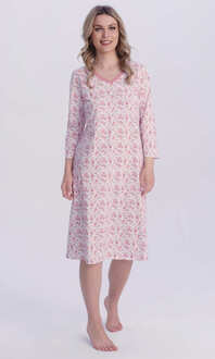 104573 Koszula nocna damska 3/4 ręk.Koszula nocna damska 3/4 ręk.