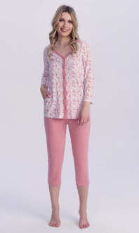 104575 Piżama damska 3/4 ręk.Piżama damska 3/4 ręk.