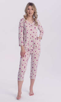104793 Piżama damska 3/4 ręk.Piżama damska 3/4 ręk.