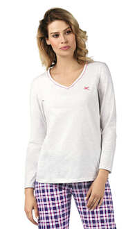 104417 Bluza piżamowa damska 7/8 ręk.Bluza piżamowa damska 7/8 ręk.