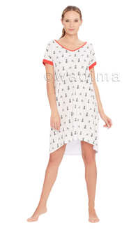 104405 Koszula nocna damska kr.ręk.Koszula nocna damska kr.ręk.