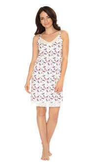 104519 Koszula nocna damska wąs.ram.Koszula nocna damska wąs.ram.