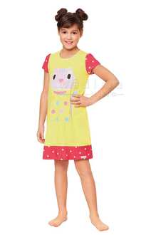 404109 Koszula nocna dziew.kr.ręk.Koszula nocna dziew.kr.ręk.