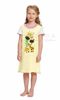 404123 Koszula nocna dziew.kr.ręk.Koszula nocna dziew.kr.ręk.