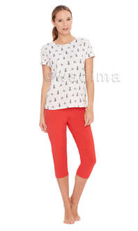 104404 Piżama damska kr.ręk. sp.3/4Piżama damska kr.ręk. sp.3/4