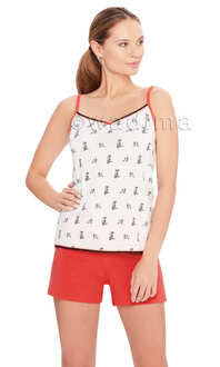 104402 Piżama damska wąs.ram.Piżama damska wąs.ram.