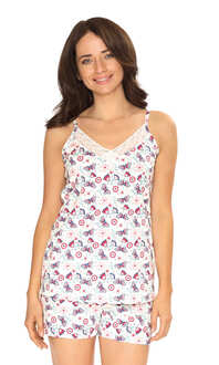 104517 Piżama damska wąs.ram.Piżama damska wąs.ram.