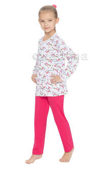 404136 Piżama dziewczęca dł.ręk.Piżama dziewczęca dł.ręk.