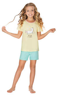 404146 Piżama dziewczęca kr.ręk.Piżama dziewczęca kr.ręk.