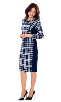 105114 Sukienka damska 7/8 ręk.Sukienka damska 7/8 ręk.